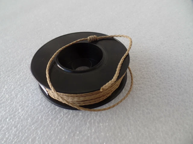 25 Meter 1,3 mm Flechtschnur Bastel Rosenkranz Schnur Hellbraun reißfest Beige B 3
