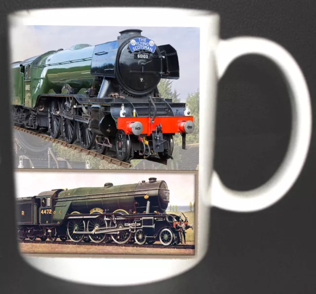 Flying Scotsman Train Mug Limited Edition Custom Gift Railways. Classic Lner