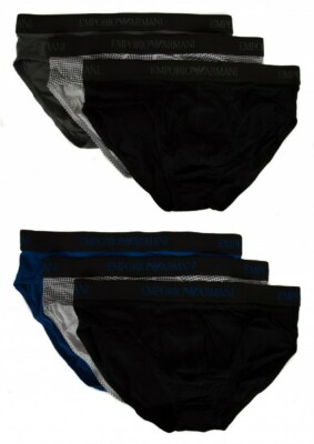 ARMANI Pack 2 slip caleçon homme bipack EMPORIO ARMANI article 111733 9P717 