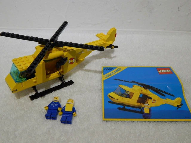 LEGO LEGOLAND 6697 Rescue Helicopter- komplett mit Bauanleitung EUR 12 ...