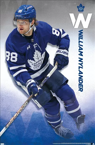 William Nylander SUPERSTAR Toronto Maple Leafs Official NHL 22x34 Wall POSTER