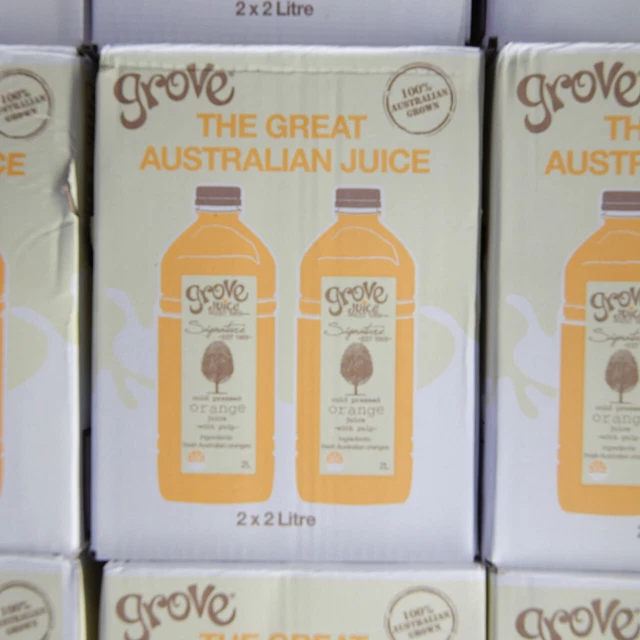Grove Signature Orange Juice With Pulp 2 x 2L