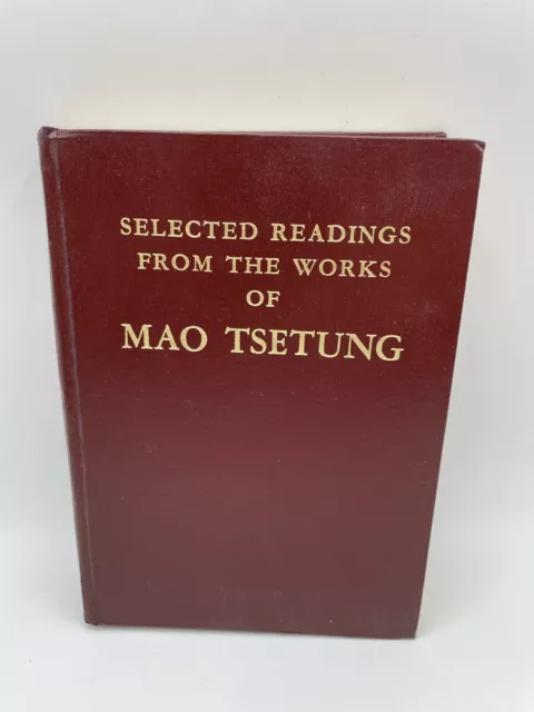 Selected Readings from the Works of Mao Tse Tung 1971 1st Edition Hardcover PRC