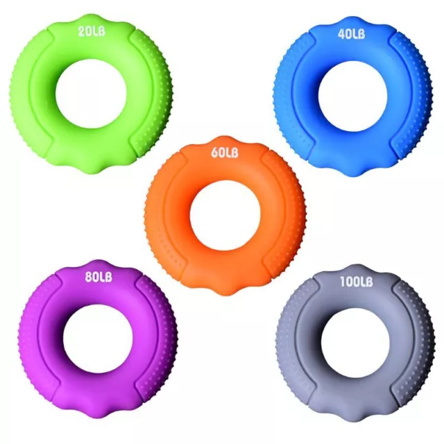 Silicone Hand Grips Exercise Rings Hand Strengthener for Muscle Training Fitness