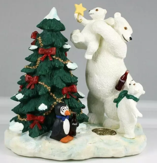 Coca Cola Heritage Collection 1996 Daddys Little Helpers Decorating Polar Bears