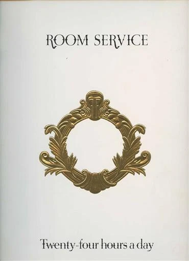 The Fairmont Hotel Room Service Menu San Francisco California TIKI 1977 Nob Hill