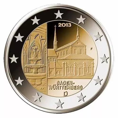2 Euro Gedenkmünze/Sondermünze Deutschland 2013 Kloster Maulbronn