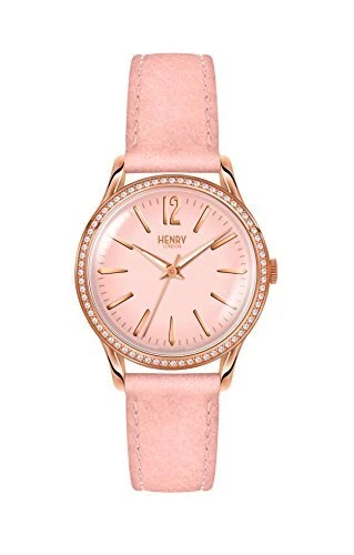 Henry London Analogico Classico Quarzo Orologio da Polso HL34-SS-0202