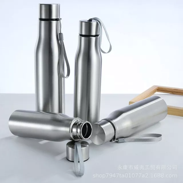 Stainless Steel Vacuum Water Bottle Double Wall Insulated Sports Drink Cup Flask