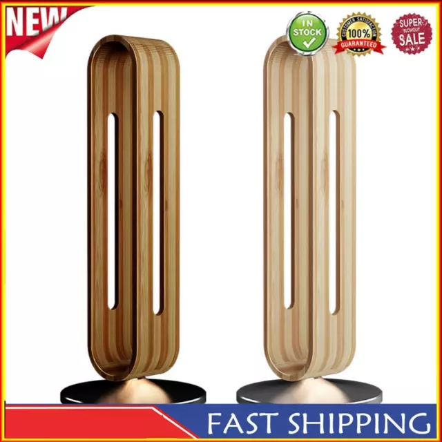 Bamboo Wood Aluminum Headphone Stand Headset Earphone Display Hanger Bracket