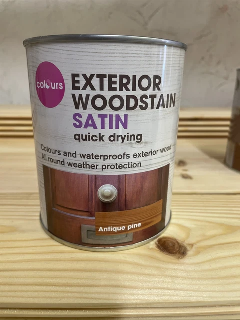 Esterno Macchia Legno Antico Pino Finitura Satinata 750ml - di Colori