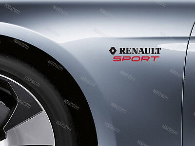 Logo adhésif gravé Renault Sport GT Mégane clio Twingo ép.1mm 10cm x 1,5cm 