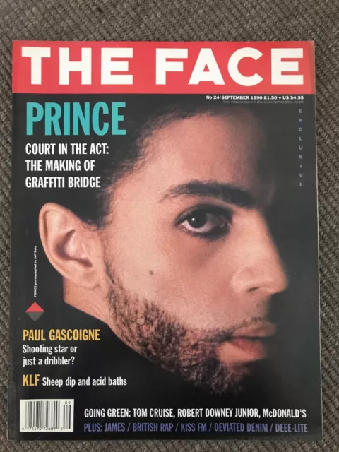 The Face Magazine #24 Sep 1990 Prince exclusive, KLF, Denim, British Rap