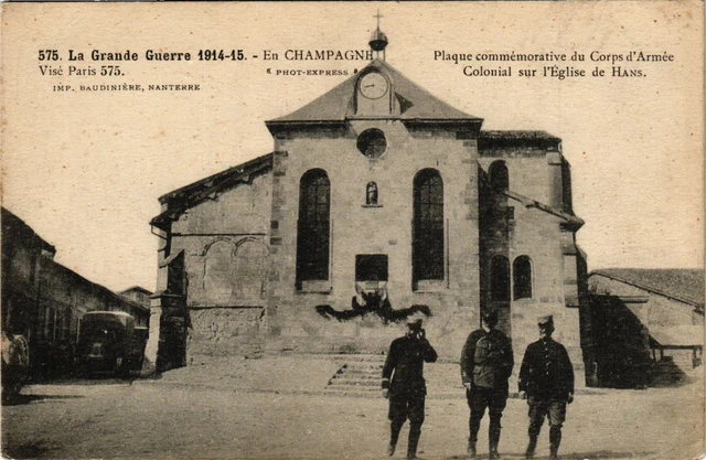 CPA Military, in Champagne (277534)