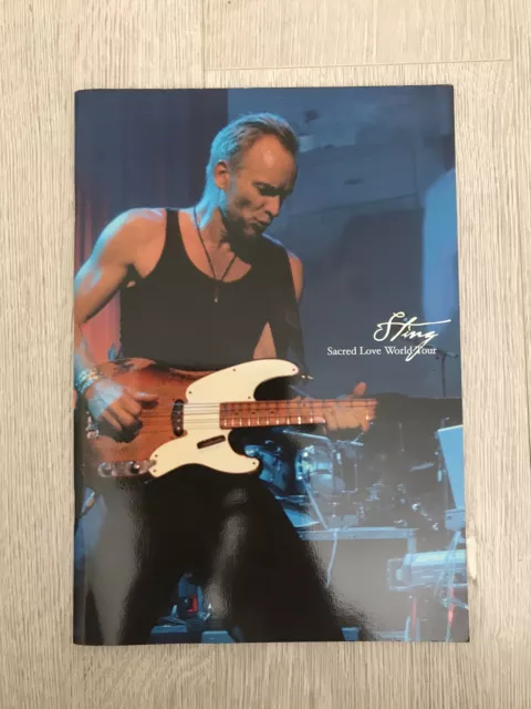 Sting Tour Programme