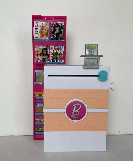 Barbie Grocery Store Shelves Checkout Counter Cash Register Replacement 2017