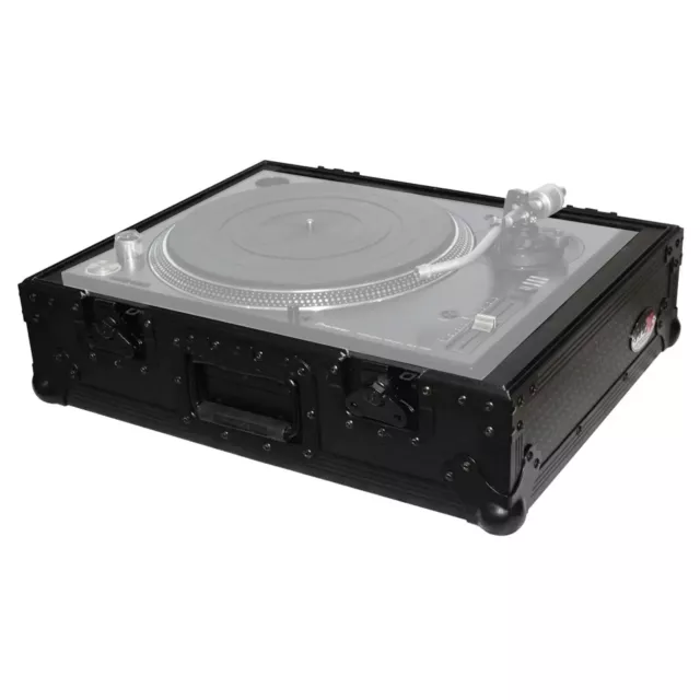 ProX T-TTBL Case Universal W-Foam Kit Fits 1200 Style Turntables Black Technics