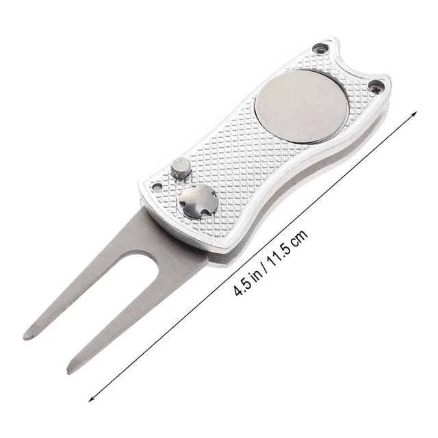 Divot Tool Divot Repair Tool Restorer Tool Folding Tool Stainless Steel 5