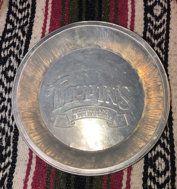 Vintage Tippin’s Restaurant & Pie Pantry Pie Tin 9" x 1 1/2"