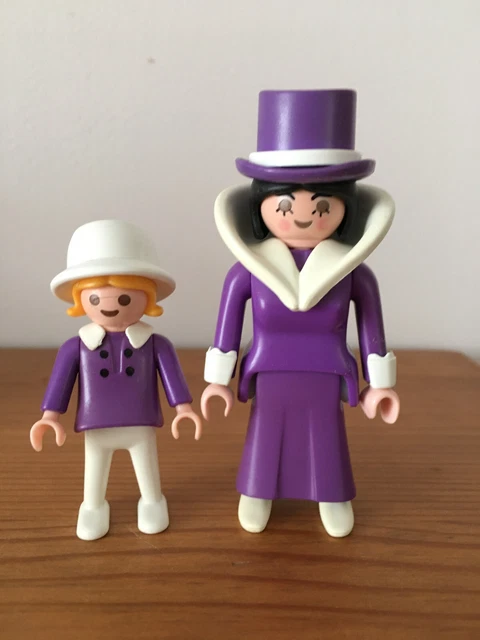 Playmobil Vintage 1978 - Belle époque Aristocrate Femme Cape Rouge - Set 3543 - Occasion