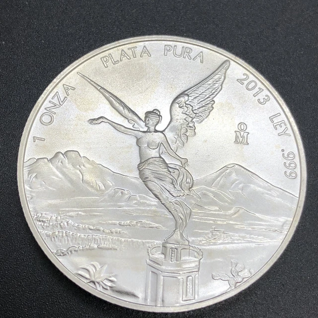 2013 1 Oz Mexican Libertad .999 Silver Coin
