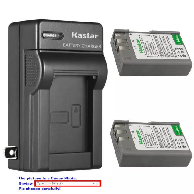 Kastar Battery AC Wall Charger for EN-EL9a MH-23 & Nikon D40 SLR Digital Camera