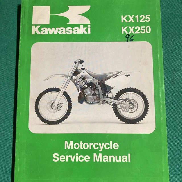 kawasaki KX125 KX250 service manual English