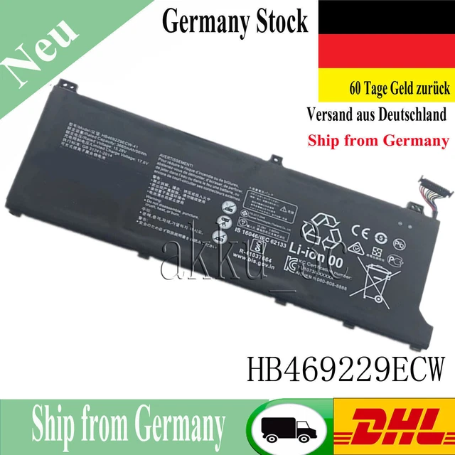 Batteria HB4692Z9ECW-41 Per Huawei MateBook D 14 (2020) E Honor MagicBook 14 (2019) - 15.28V 56Wh/3665mAh, 4 Celle, Li-ion