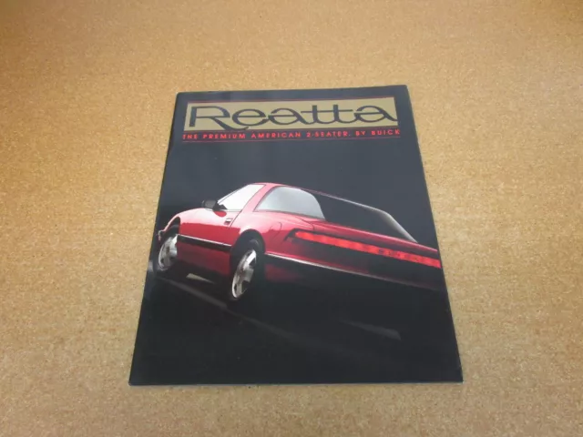 1988 Buick Reatta sales brochure DELUXE dealer literature catalog 24 page