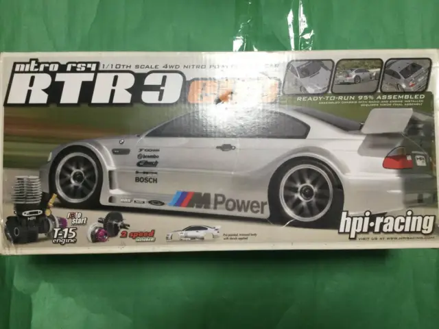 Hpi 1/10 Nitro Rs4 Rtr3 Evobmw M3 12