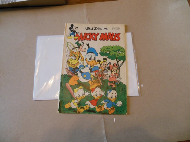 Orig. Micky Maus Heft Nr. 12 von 1956 rar und gut