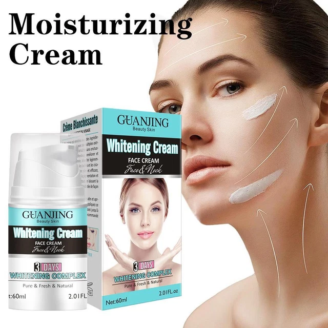 Crema blanqueadora compleja de 3 días, crema aclaradora facial nicotinamida para el cuidado de la piel