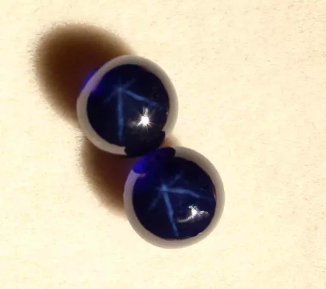 8.00 Cts. Natural 6 Rays Blue Star Sapphire Oval Cabochon Loose Gemstone