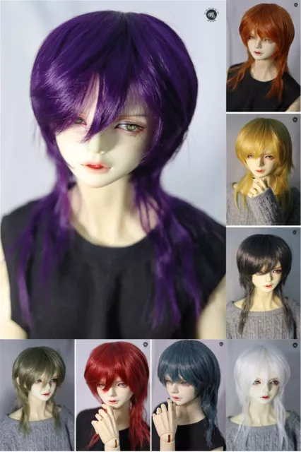 BJD Doll Wig 8-9"Pullip Blythe SD MSD MDD 1/4 7-8" YOSD BB 1/6 6-7" Long Hair