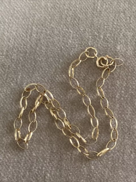 Solid 9ct Gold Belcher Bracelet