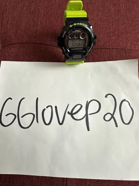 Casio G-Shock USED CUSTOM DW6900CS1 DW6900CS-1 DW6900 DW-6900 6900 Green gshock