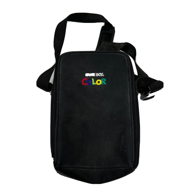Nintendo Gameboy Color Travel Carrying Case Bag Zipper Pouch Shoulder Strap Used
