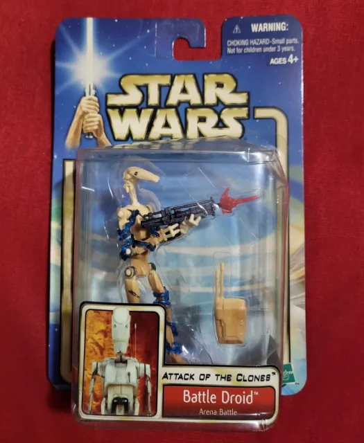 HASBRO Star Wars Attack of the Clones Battle Droid Arena Action Figure