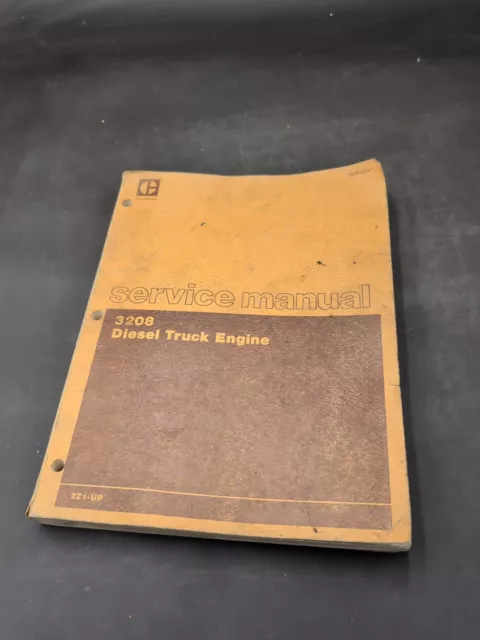 Vintage caterpillar 3208 diesel truck engine 2z1-up service manual book