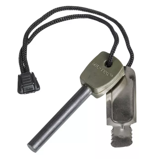 Mil-Tec Zündstein Fire Steel Large 9,5cm Feuerstarter Feuerstein Feuerstahl