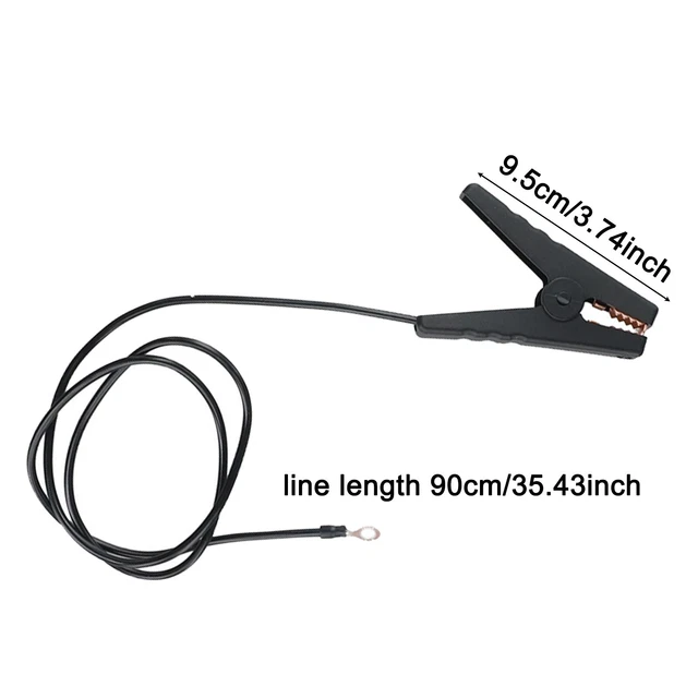 FOR ELECTRIC FENCE Energizers Alligator Clips Ive Fence Wire 3ft/91cm ...