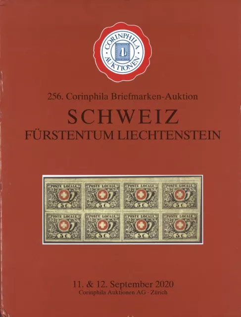 Corinphila-Auktion 256/Sept. 2020: SCHWEIZ / Fürstentum Liechtenstein