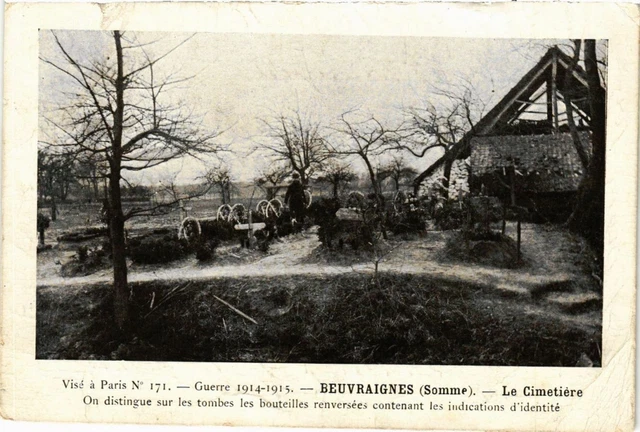 CPA AK Militaire Beuvraignes - Le Cimetiere (362558)
