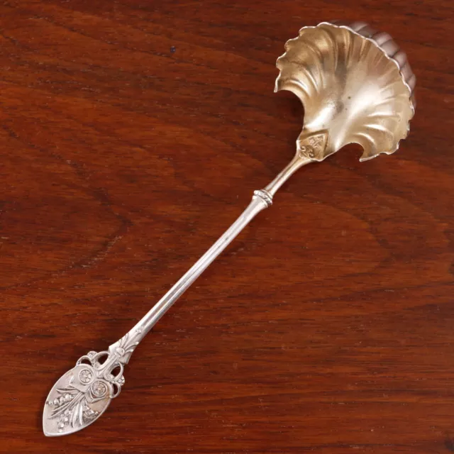 Gorham Aesthetic Sterling Silver Sauce Ladle Lily Of The Valley 1870 No Monogram