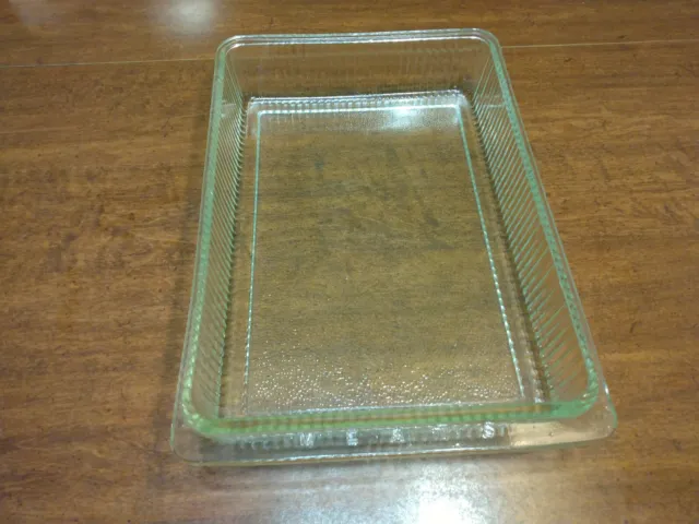 Vintage Meat Tray Ribbed Glass From Hotpoint Refrigerator