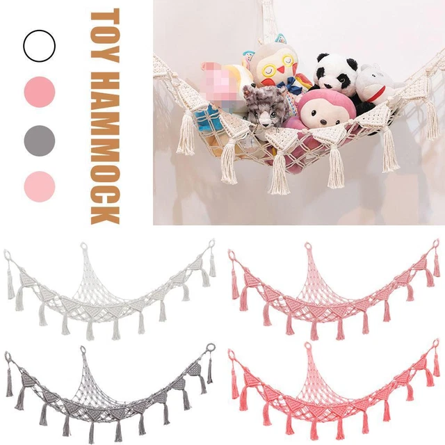 Red de juguete hamaca malla dormitorio de peluche bebé grande tierna ordenada P2Q2