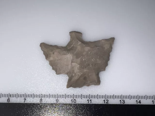 Native Knapped Stone Thunderbird / Eagle Effigy Fetish From Late 19th Century