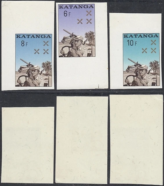 Belgian Congo 1962-Katanga- MNH stamps . Bel. Cat.Nr.: 79/81. .. (EB) AR-00512
