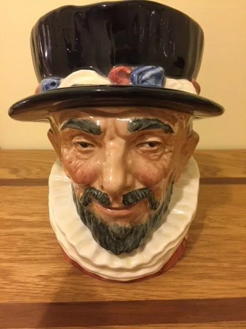 Large Royal Doulton Character Toby Jug 'Beefeater' D6206