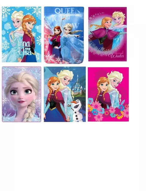 Disney Frozen Fleecedecke Kuscheldecke Eiskönigin Decke  Anna + Elsa Olaf Erik